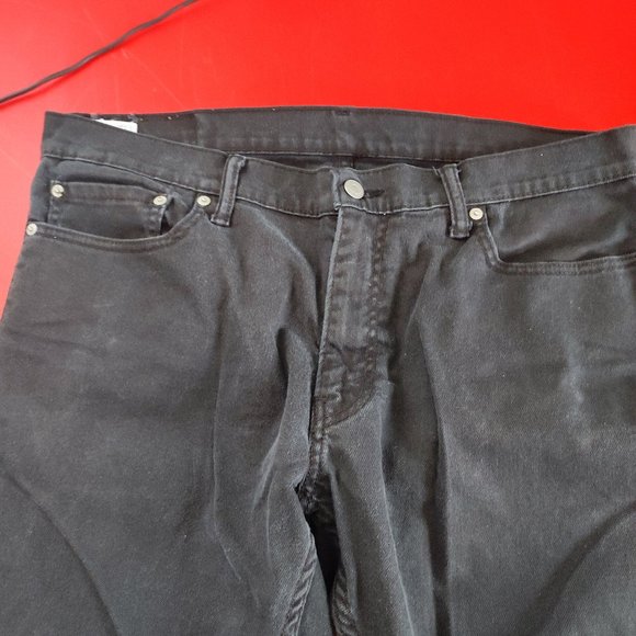 Levi's 514 straight fit jeans black men's size 36x30 - Picture 2 of 9